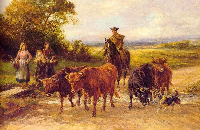 Heywood Hardy The Handsome Drover Spain oil painting art